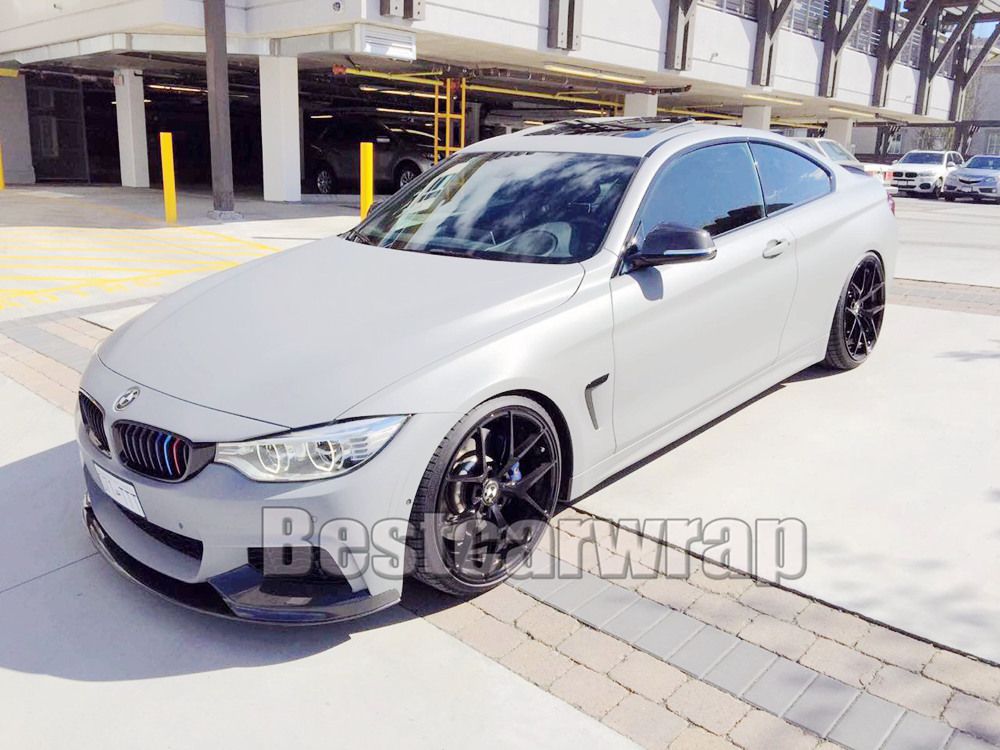 2021 Storm Gray Satin Vinyl Wrap FOR Whole Car Wrap With Air Bubble Free Vehicle Wrap Covering