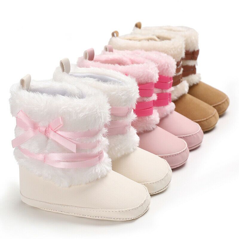 baby girl fur boots