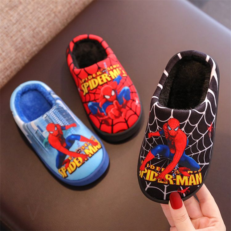 boys spiderman slippers