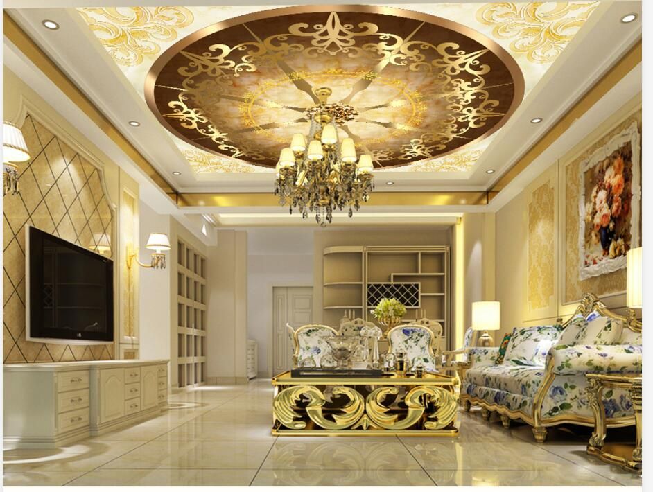 Get Modern 3d Photo Wallpaper Golden Time European Hall Ceiling Wall For Android Get Wallpaper Modern 3d Photo Wallpaper Golden Time European Hall Ceiling Wall For Android Free