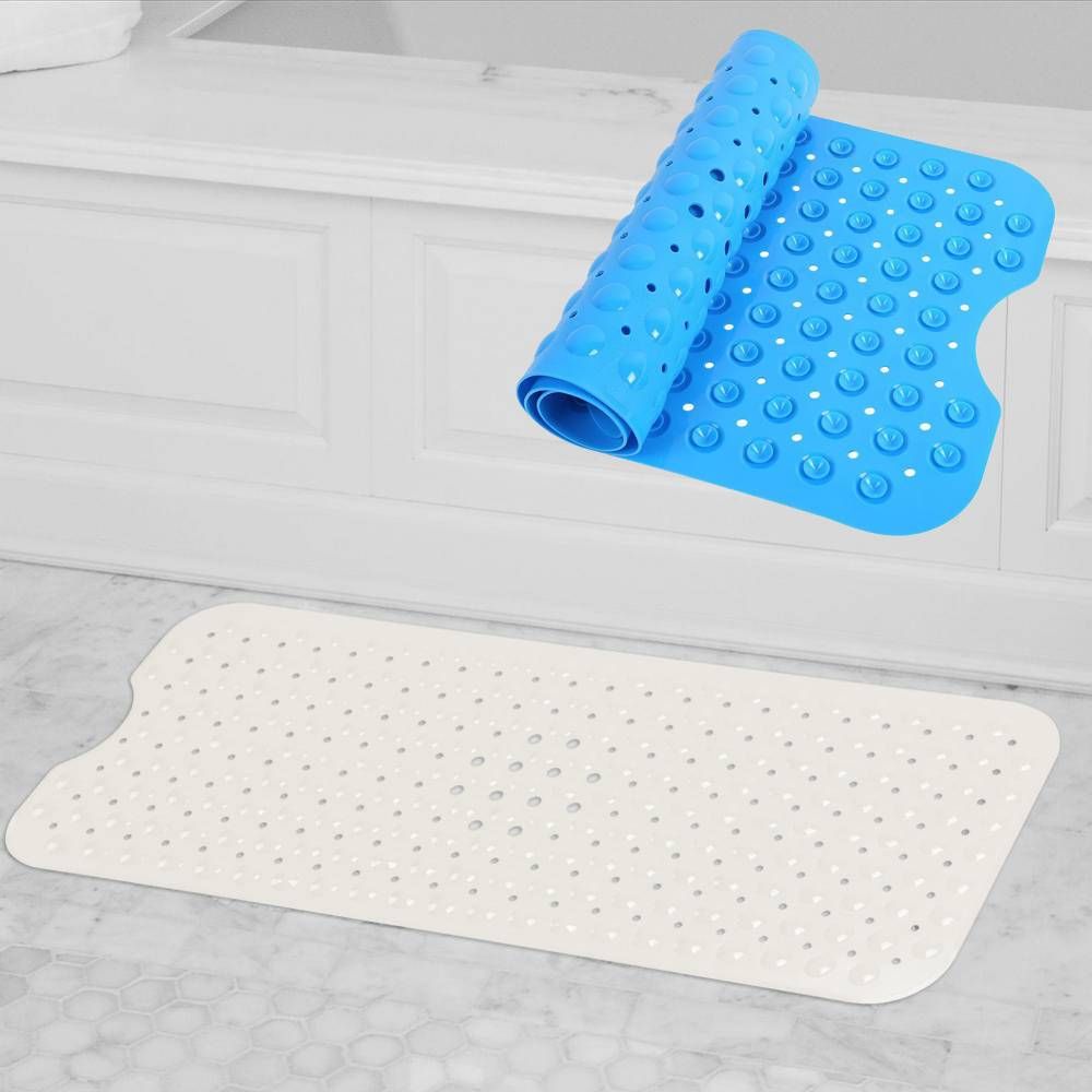 2019 Large Bath Tub Mat Non Slip Anti Skid Rubber Shower Safe