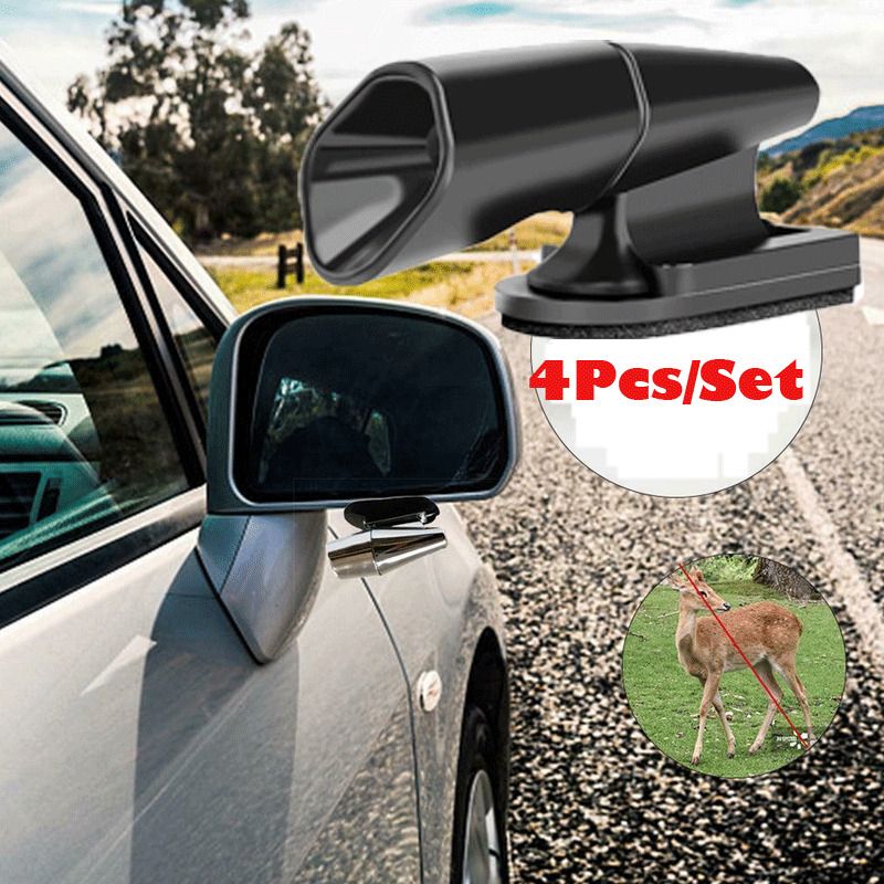 4Pcs Car Animal repeller sonic Ultrasonic whistle For Deer kangaroo Black 4Pcs Car Animal repeller sonic Ultrasonic whistle For Deer kangaroo Black