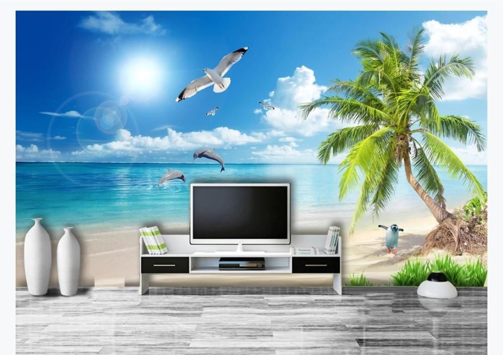 Compre Papeles De Pared Personalizados 3D Decoración Para El Hogar