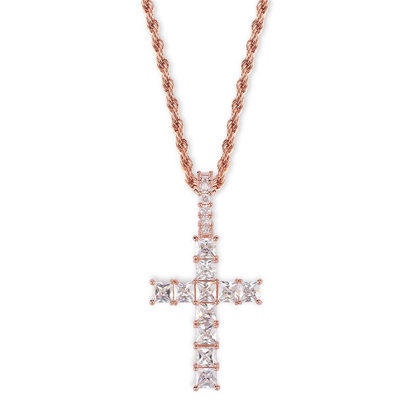 Rose Gold with 20in Rope Chain