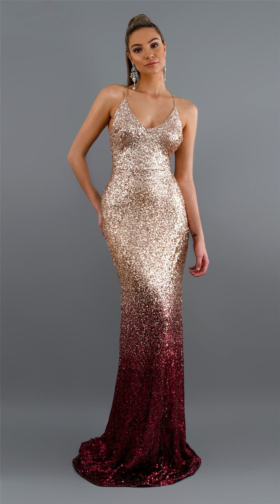fully sequined dress