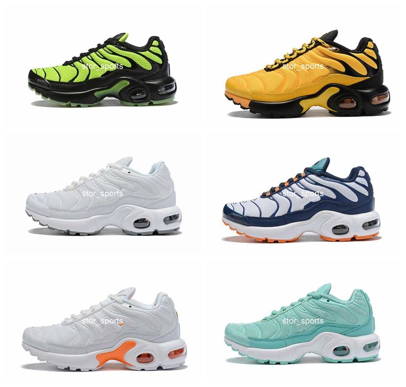 2019 Nuevas nike air max tn Plus niños Zapatillas de deporte transpirables niños