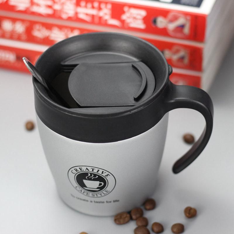 thermos travel coffee mug with handle