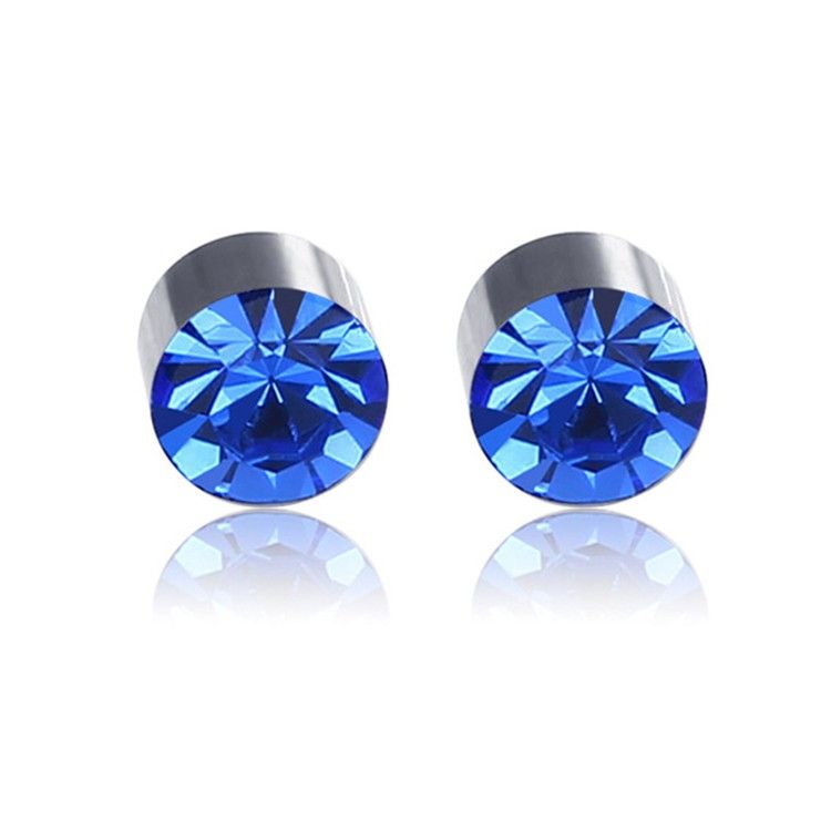 2019 Healthy Magnet Earrings Shiny Diamond Comfortable Magnet Stud
