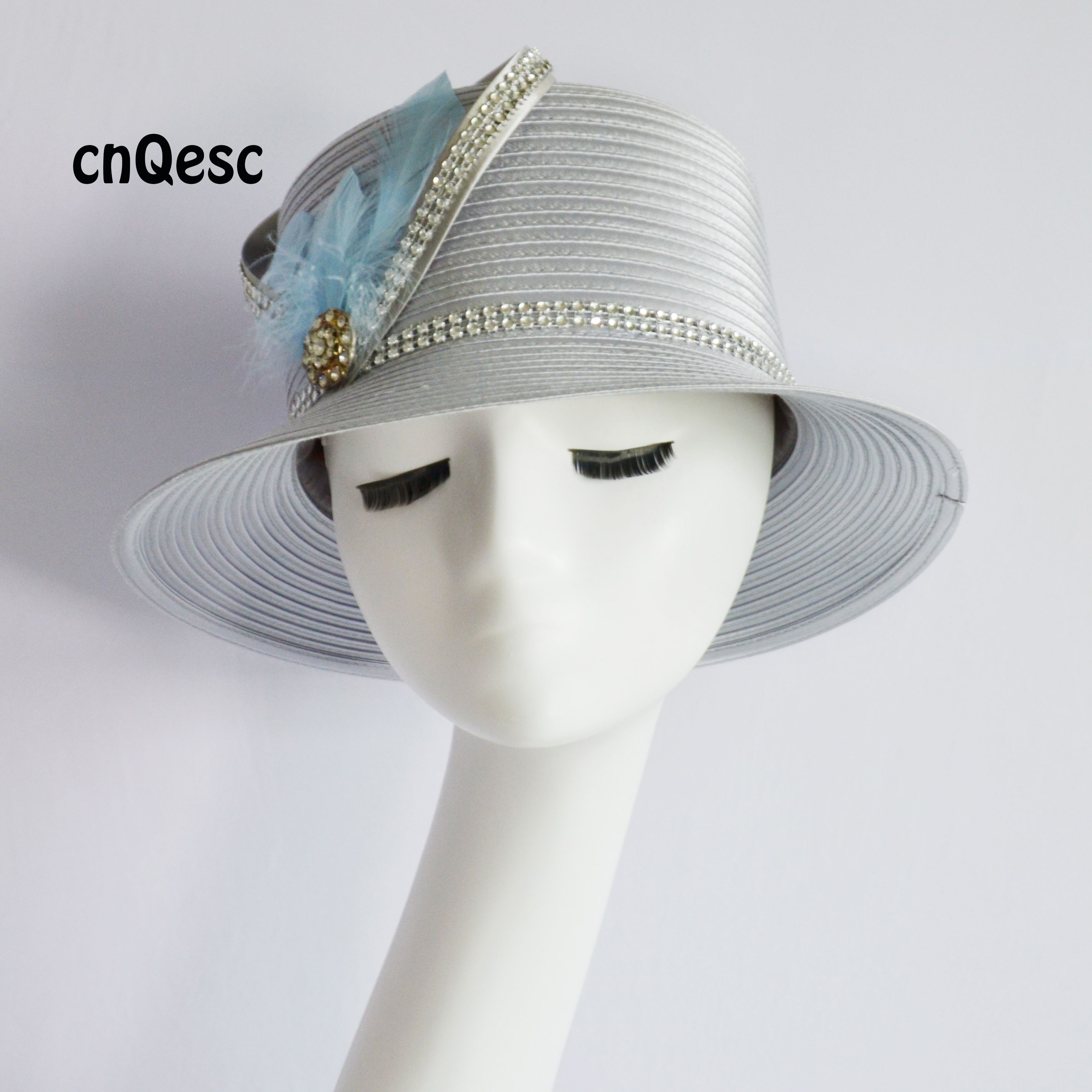 silver ladies hat