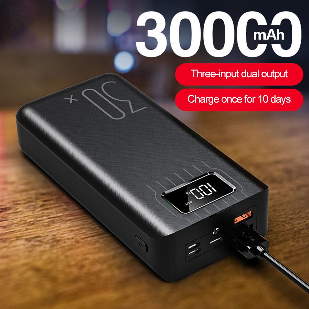 Huh Groet conservatief 30000mAh Power Bank Portable Charging Poverbank Mobile Phone External Battery Charger Powerbank 30000 mAh for Xiaomi Mi Huh Groet conservatief 30000mAh Power Bank Portable Charging Poverbank Mobile Phone External Battery Charger Powerbank 30000 mAh for Xiaomi Mi