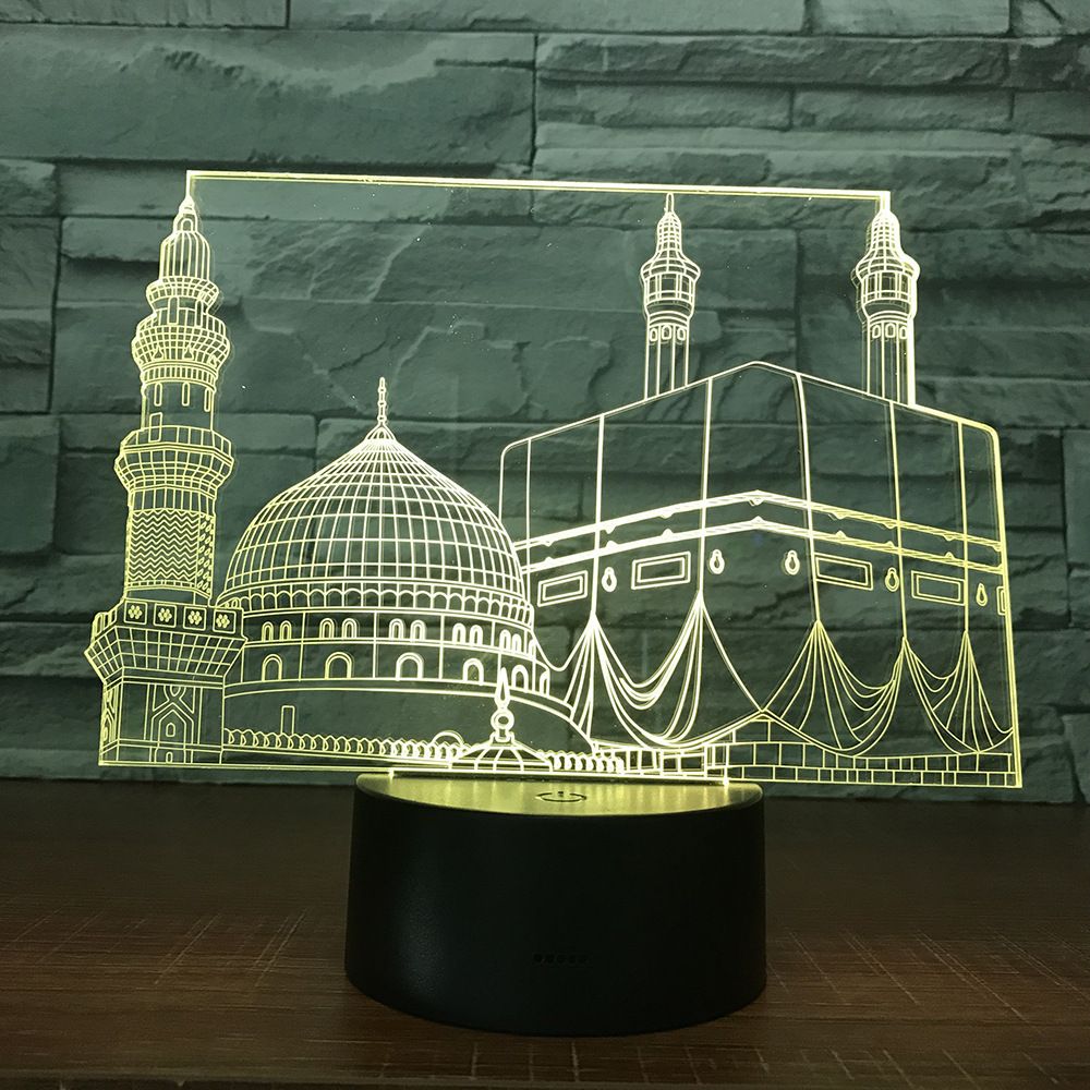 2020 Temple Castle Palace 3d Lamp Night Lamps For Kids Touch Led Usb Table Lampara Lampe Baby Sleeping Nightlight Q190611 From Yiwang08 22 2 Dhgate Com