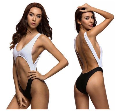 Grosshandel Schwarz Weiss Bauch Ausgeschnitten Kreuz Sexy Badeanzug Badeanzug Badeanzug Tragen Badeanzug Fur Frauen Bademode Weibliche Monokini Von Bmw2 16 62 Auf De Dhgate Com Dhgate