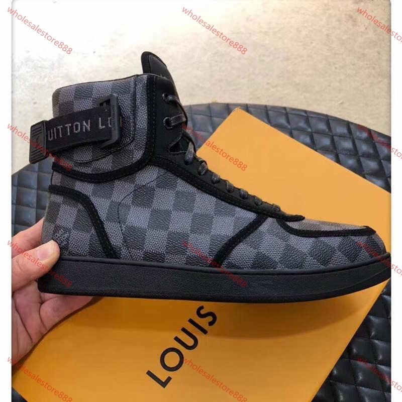 Compra Louis Vuitton Boots E Icónica Del Grafito De Damier De Lona Para  Hombre Lusso Zapatos Casual Con Gancho Y Bucle De Piel De Impresión Con  Cordones De La Zapatilla De Deporte