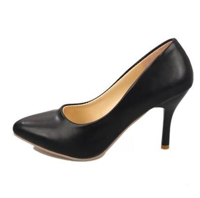 red ribbon high heels