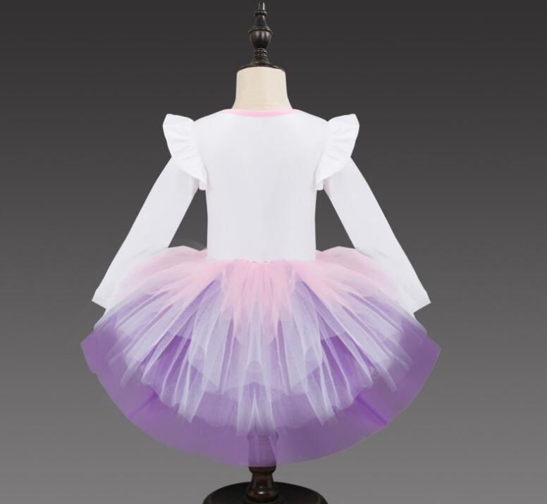 pink and violet tutu dress