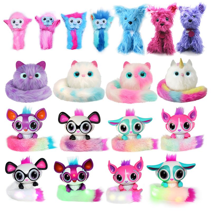 chat en peluche interactif