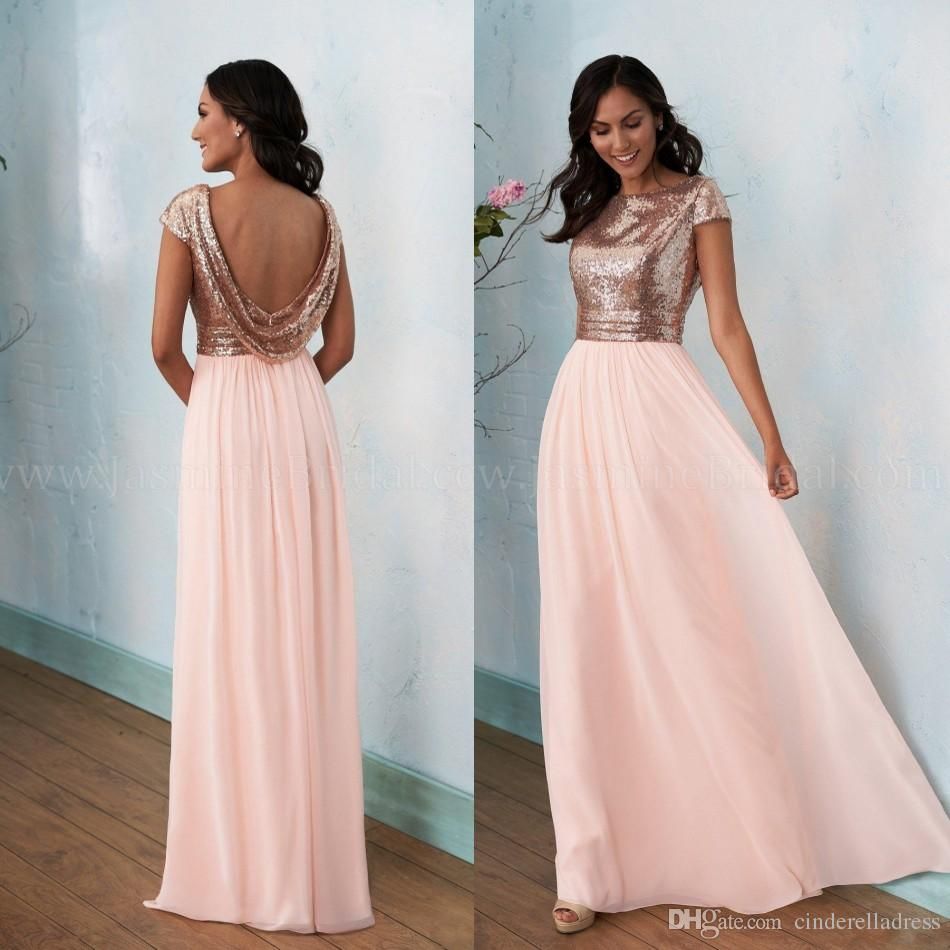 rose gold teenage dress