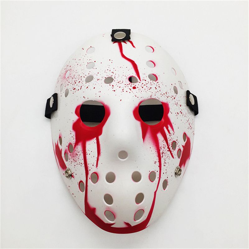 Máscara De Jason Voorhees Friday 13th personalizado con salpicaduras de sangre 