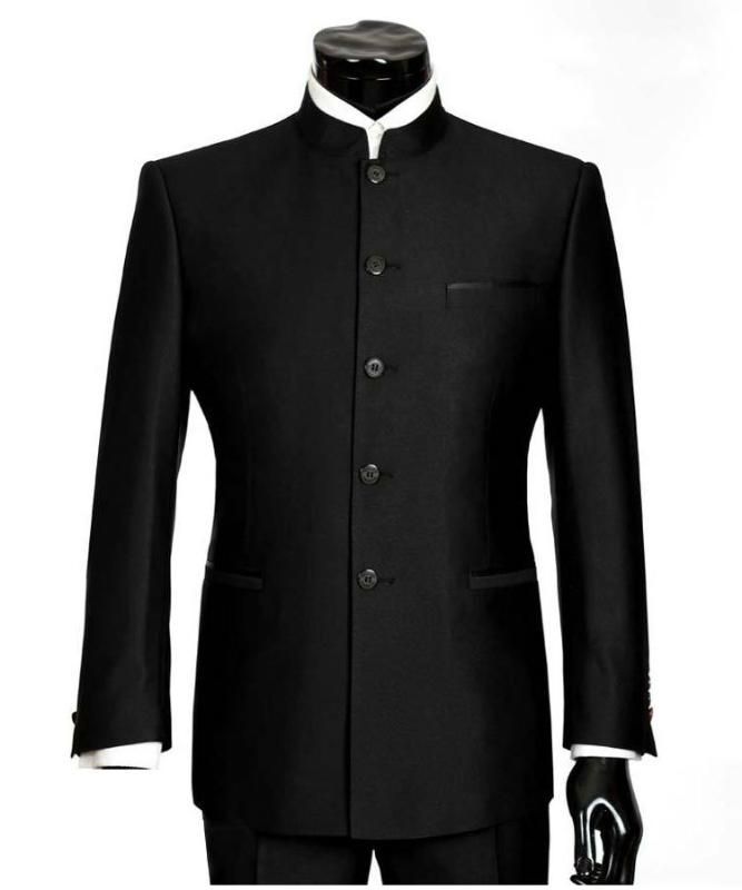 Compra 2020 Estilo Chino Trajes Tamaño Grande Collar Del Mandarín Masculino  Traje Slim Fit Blazer Boda Terno Tuxedo 2 Piezas Chaqueta Pantalón B154  Barato | Entrega Rápida Y Calidad | Es.Dhgate