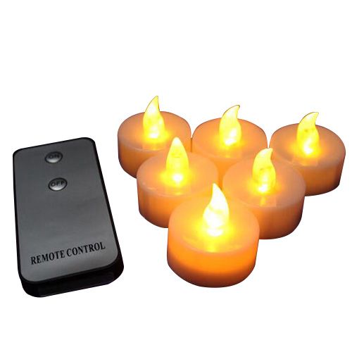 Remote Or Not Remote New Year Candles Battery Powered Led Tea