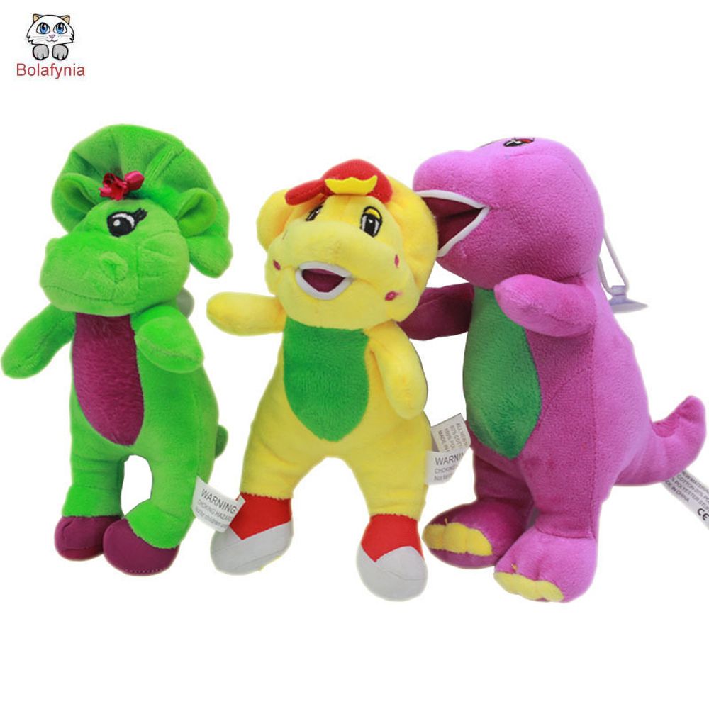 purple dinosaur stuffed animal