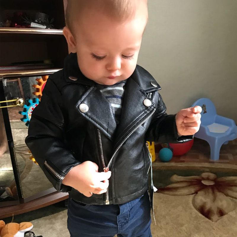 leather jacket for 1 year old boy