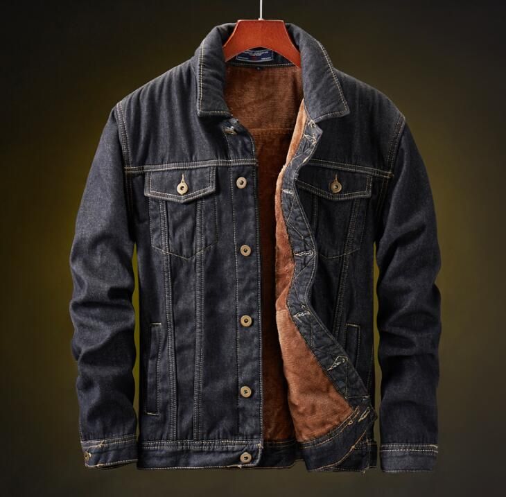 warm denim jacket