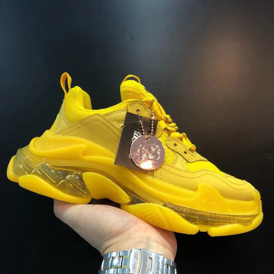yellow designer sneakers