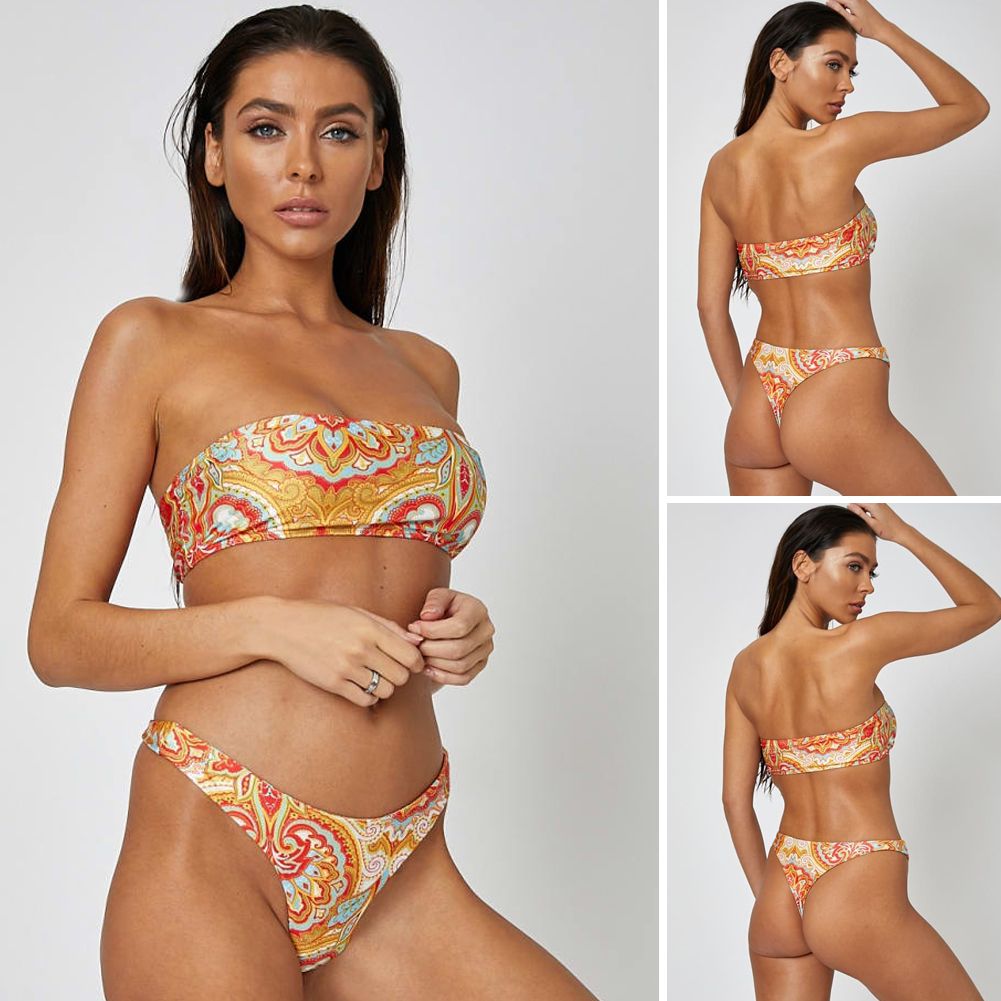 strapless bikini sets
