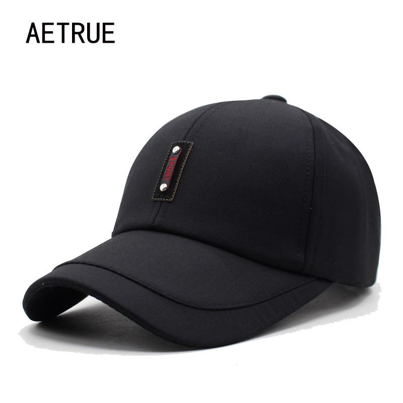 plain black baseball cap mens