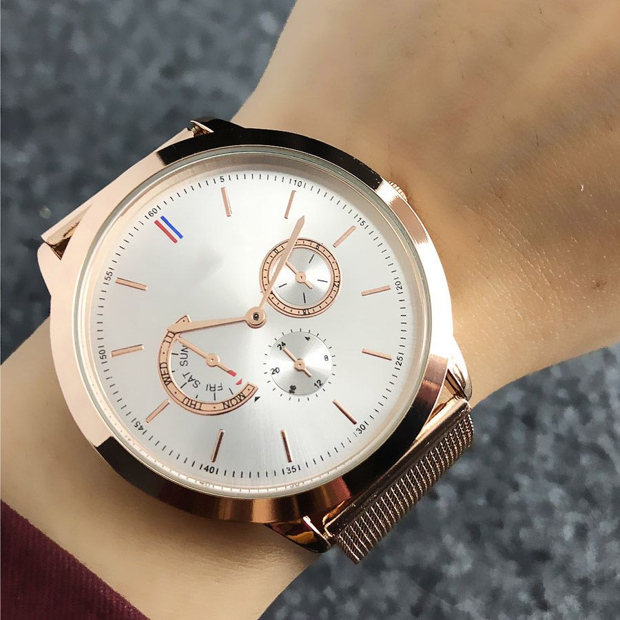 Rose gold white