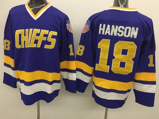 Hanson Brothers Jersey, Charlestown Chiefs 16,17,18 Slap Shot Ice