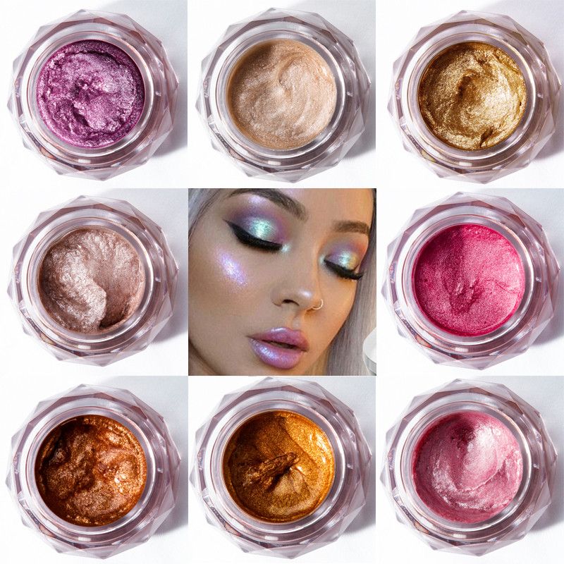 highlighter makeup pink