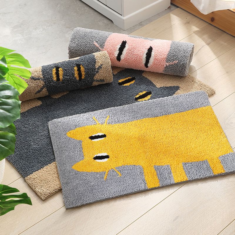 Cartoon Cat Hand Jacquard Rug For Bathroom Door Mat Living Room Kitcken Non Slip Pad Multifunction Home Decoratives Plush Carpet Prices Commercial Carpet Installed Price From Livegold 21 17 Dhgate Com