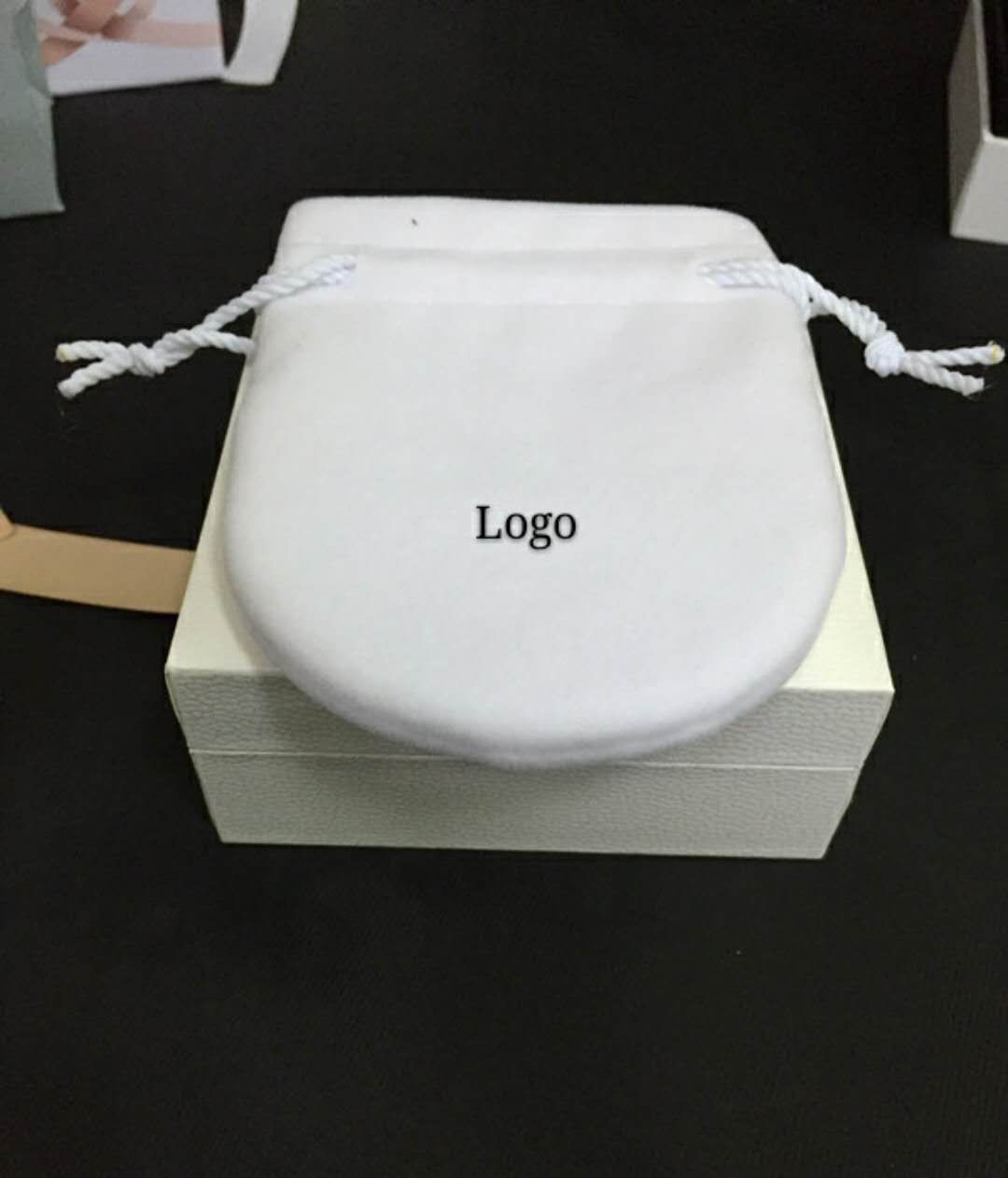 white nylon bag