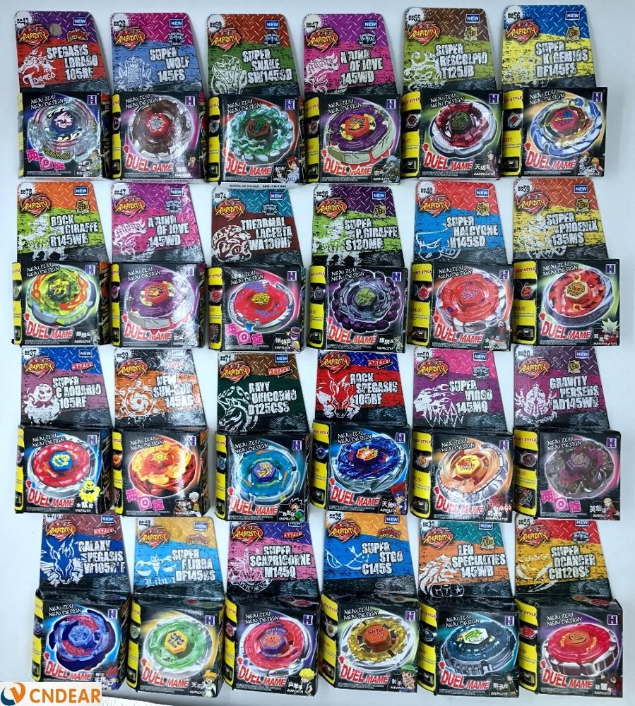 all beyblades of metal fury