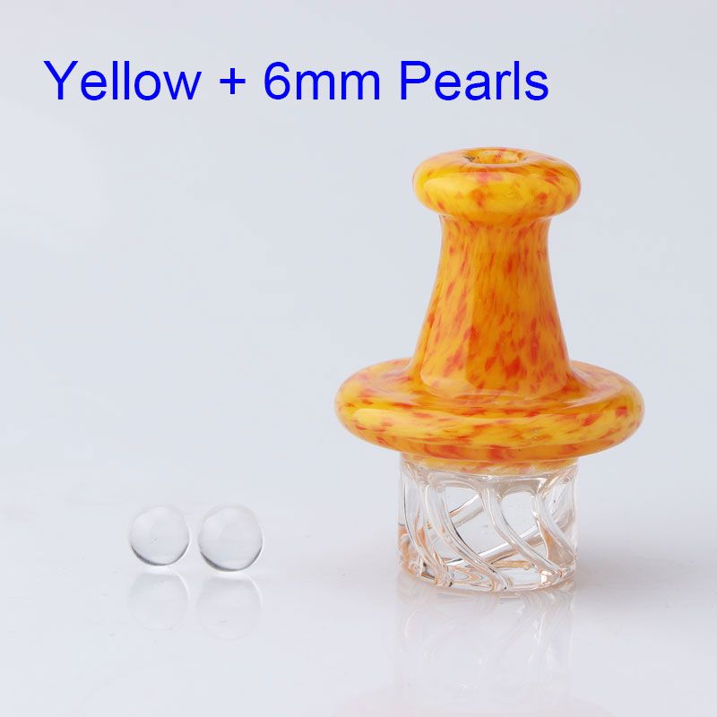 Yellow + 6mm Perlas