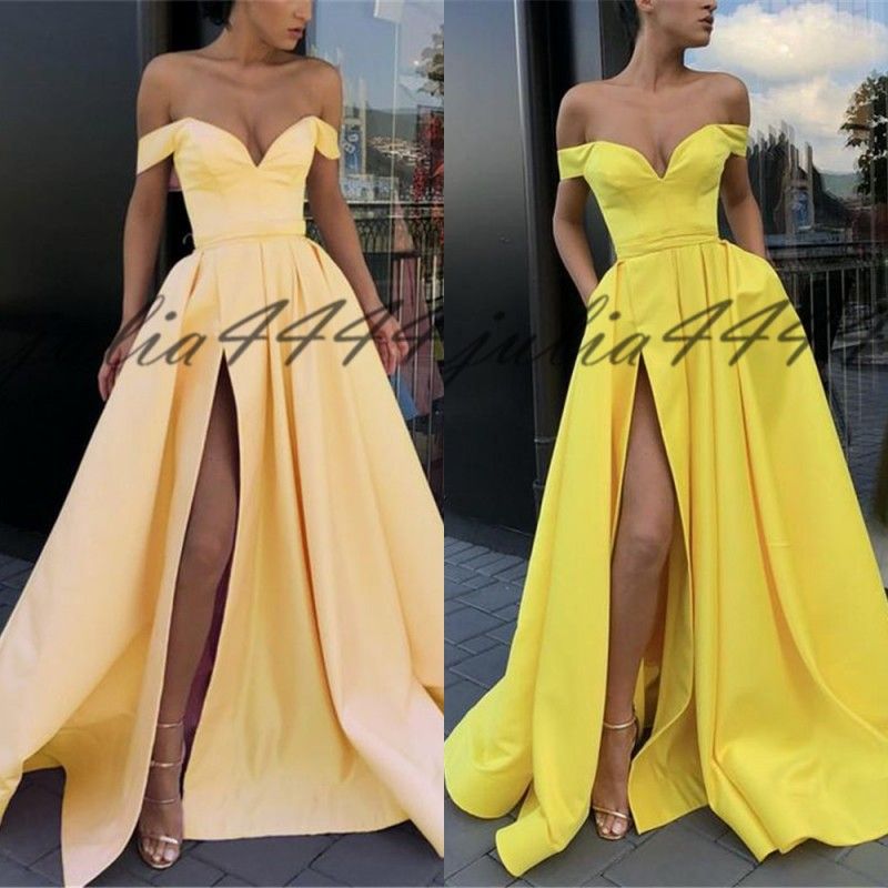 yellow debs dress