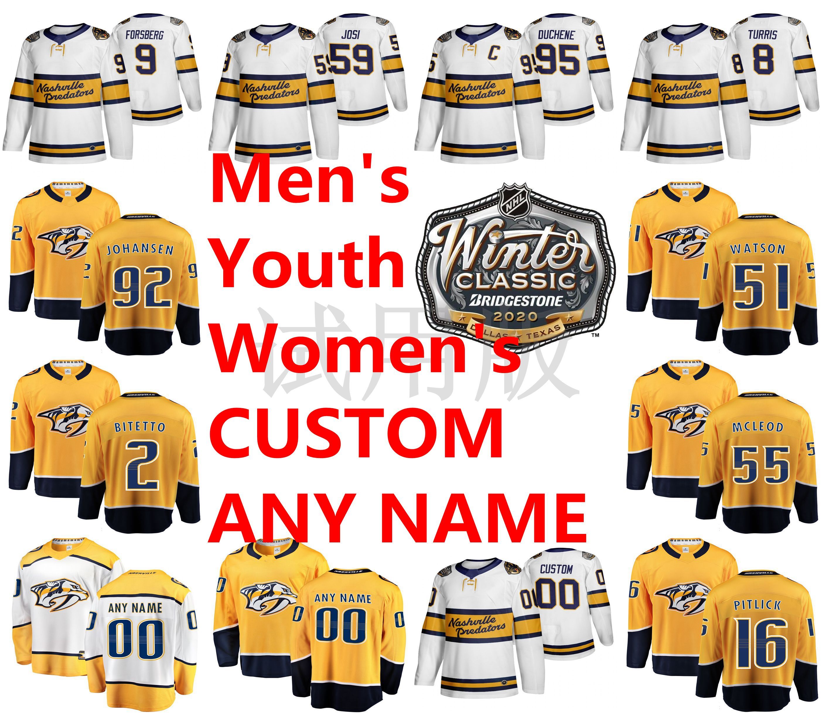 nashville predators jersey colors