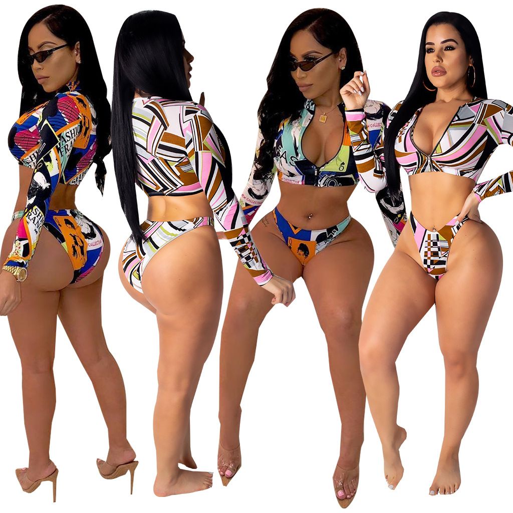 two piece sets swimsuit