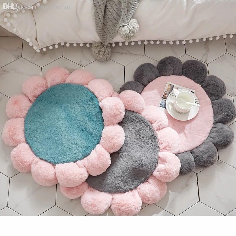 Home Textiles Sunflower Carpet Living Room Bedroom Pillow Balcony
