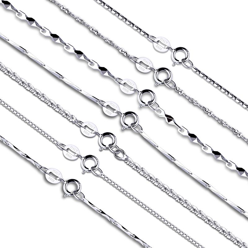 Sterling Silver Womens 1mm Box Chain Dancing Ballerina With Short Tutu Pendant Necklace