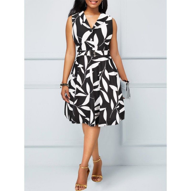 Compra Nuevo Vestido Largo Con Estampado Retro Y Falda De Talle Alto Con  Estampado Retro Profesional Barato | Entrega Rápida Y Calidad | Es.Dhgate