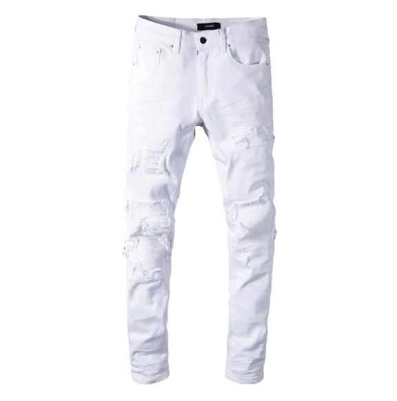 all white designer jeans