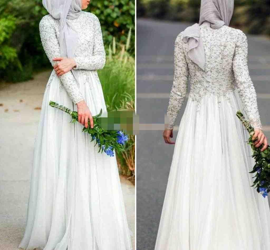 modest white formal dresses