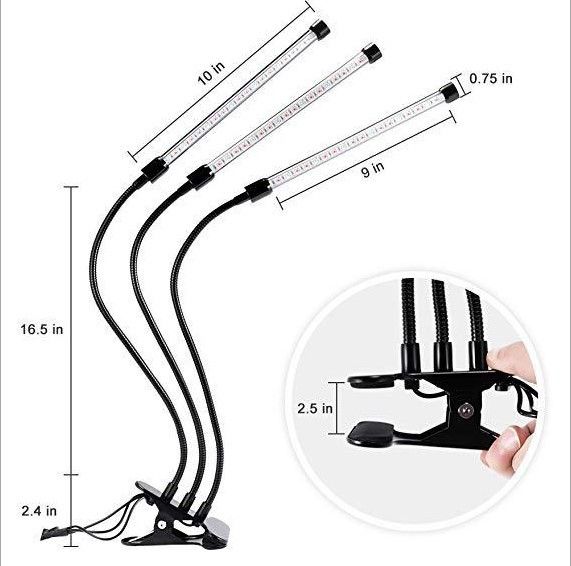 3 heads 60LED-27W(NO Adapte)