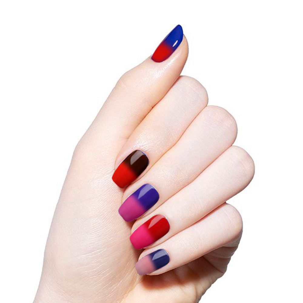 nail polish 2 colors