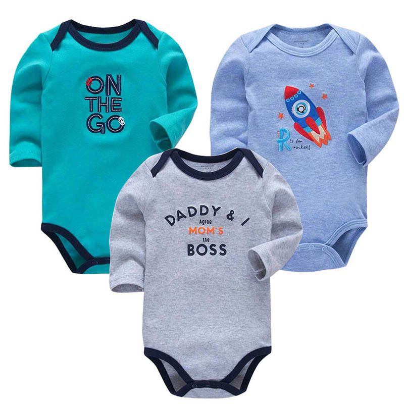 Confezione 3 Pezzi Set di Body Maniche Corte per Neonata 100/% Cotone