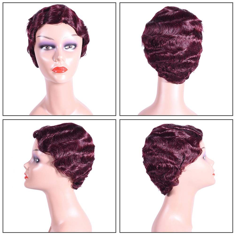 mommy wig burgundy