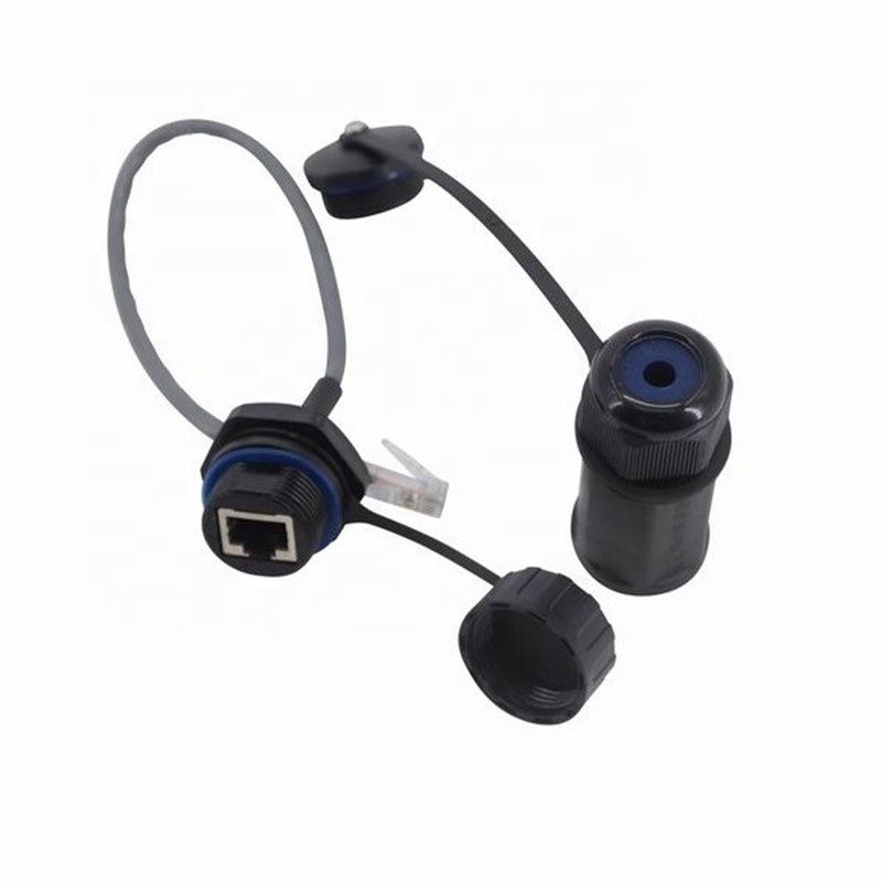 CAT 5e Shielded Waterproof RJ45 M25 Extension Connector With